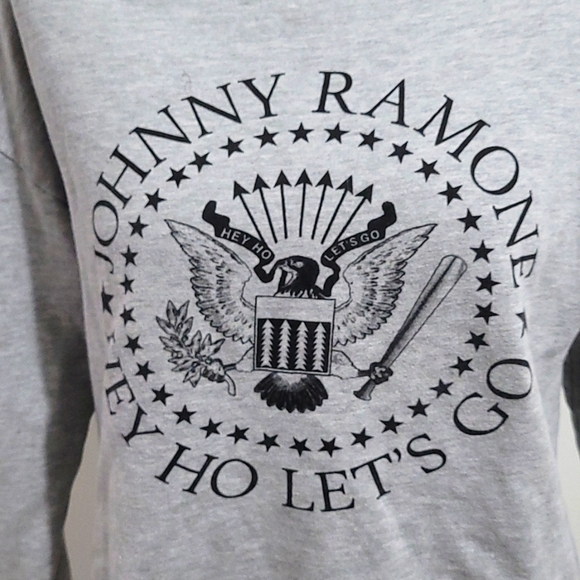 Johny Ramone Army sweatshirt Size 10 in grey with black print - Picture 2 of 8
